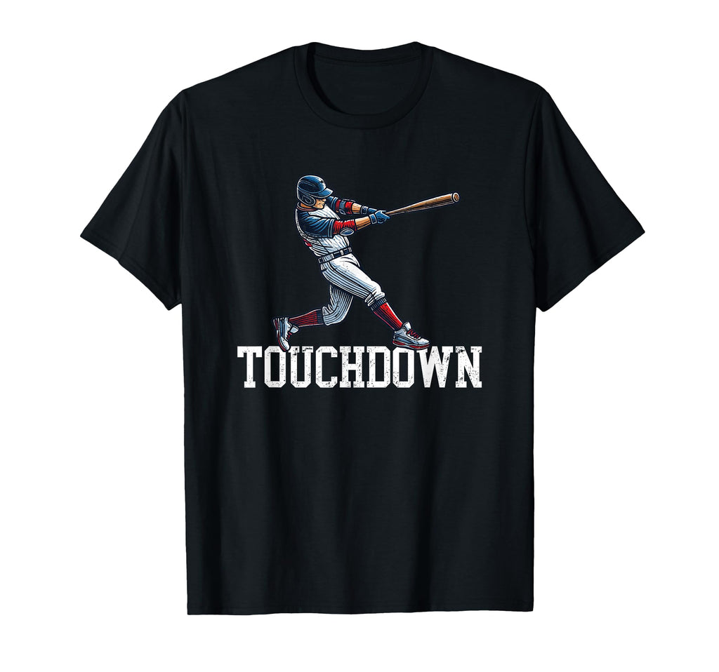 Touchdown Funny Football Baseball Mash Up T-Shirt - Custom Art Print Unisex - T-Shirt, Sweatshirt, Hoodie