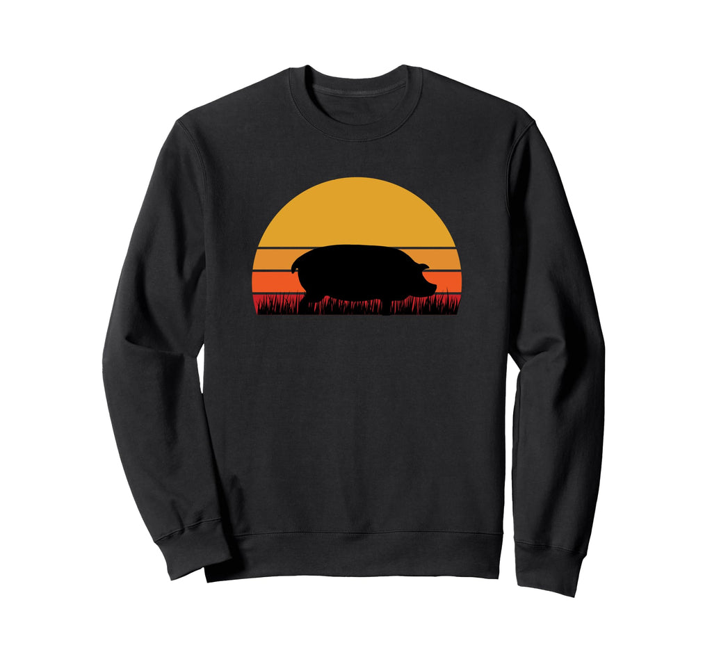 Pig Farm Farming Piglet Pork Bbq Sweatshirt - Unique Graphic for Adults - T-Shirt, Sweatshirt, Hoodie