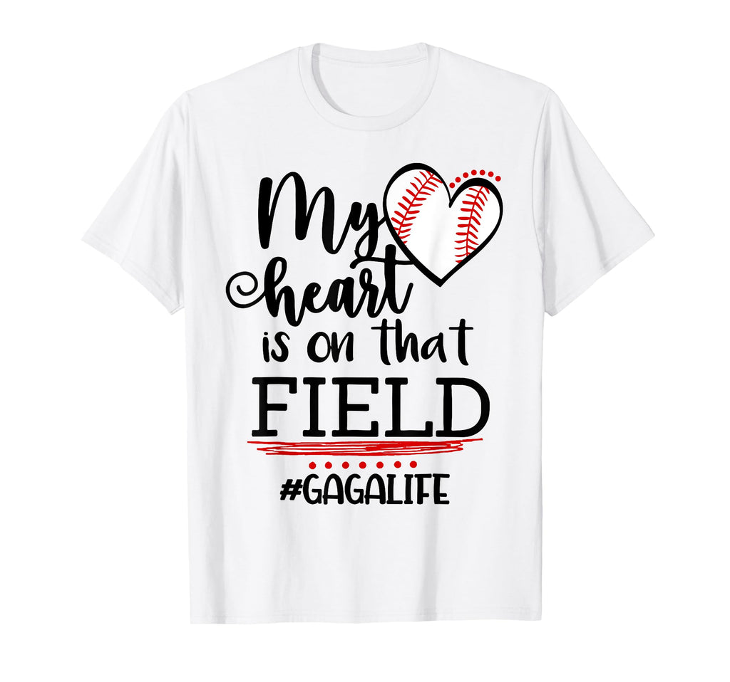 My Heart Is That Field Ballpark Baseball T-Shirt - Minimalist Print Unisex - T-Shirt, Sweatshirt, Hoodie