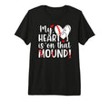Mound Baseball Pitcher Mom T-Shirt - Casual Everyday Wear for Adults - T-Shirt, Sweatshirt, Hoodie