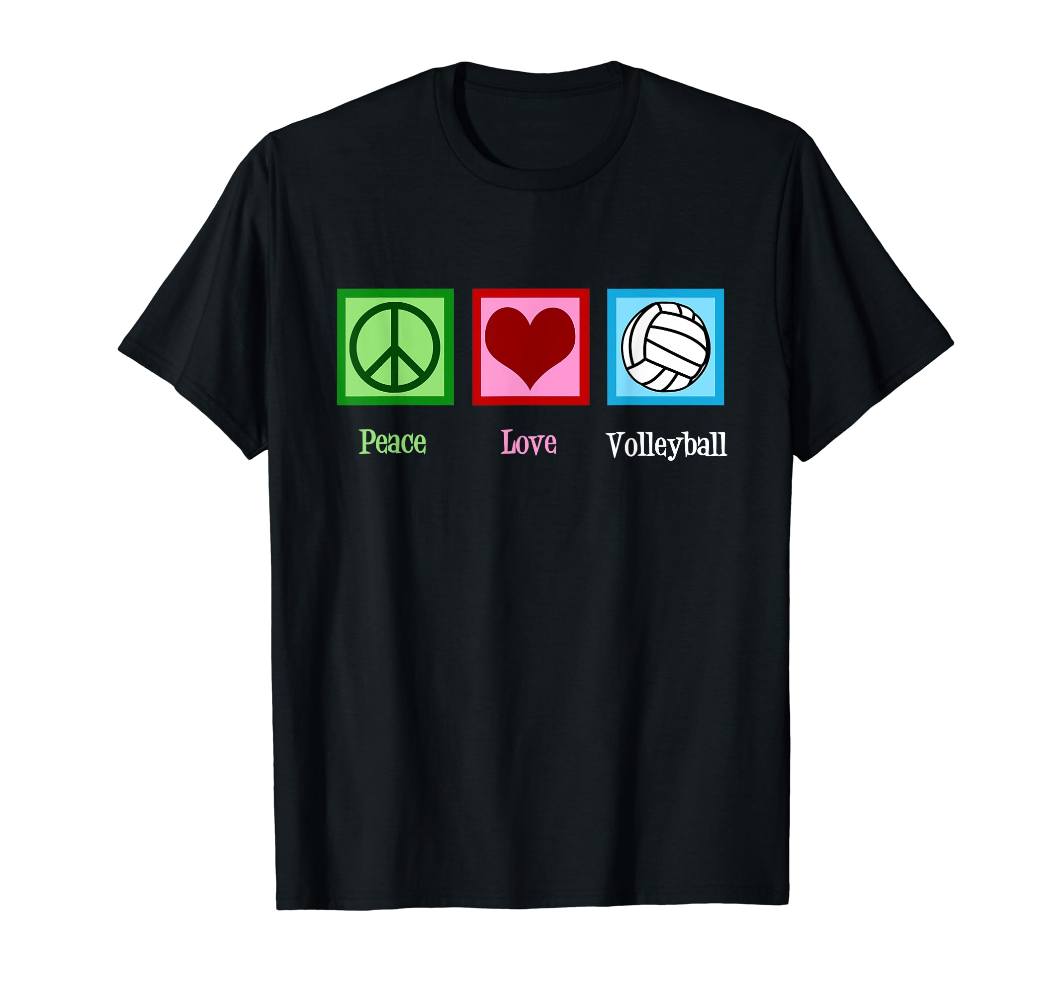 Peace Love Volleyball T-Shirt - Streetwear Style Men Women - T-Shirt, Sweatshirt, Hoodie