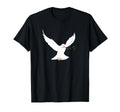 Peace Dove Branch Peace Love Peace T-Shirt - Minimalist Print for Adults - T-Shirt, Sweatshirt, Hoodie