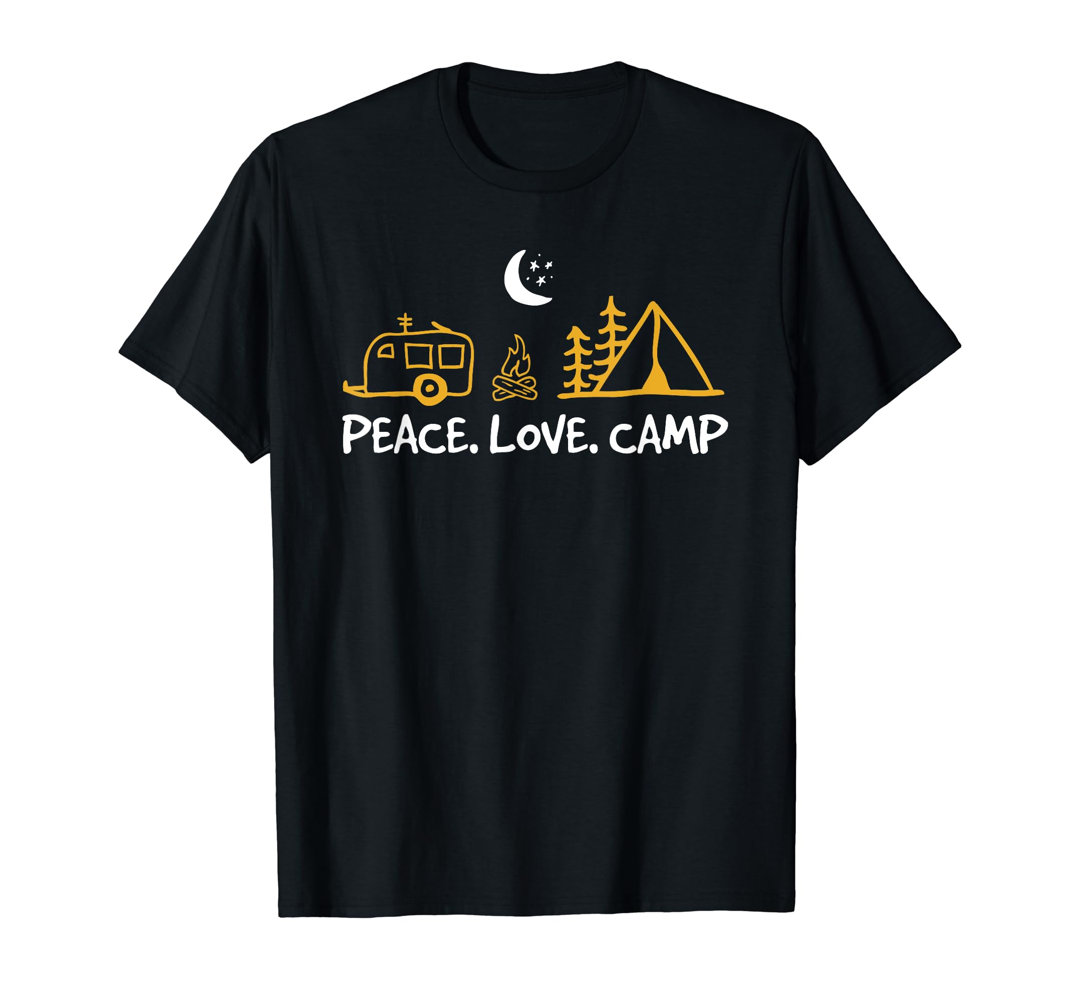 Camping Peace Love Camp Campers Gift T-Shirt - Streetwear Style Unisex - T-Shirt, Sweatshirt, Hoodie