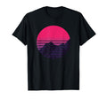 Sunset Mountain Vaporwave Retrowave T-Shirt - Graphic Print Men Women - T-Shirt, Sweatshirt, Hoodie