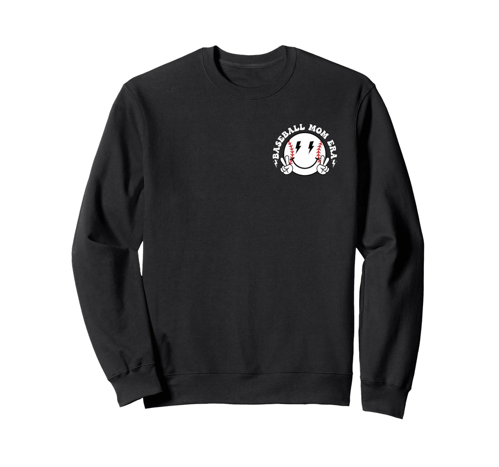 My Baseball Mom Era 2 Sides Sweatshirt - Trendy Graphic Unisex - T-Shirt, Sweatshirt, Hoodie