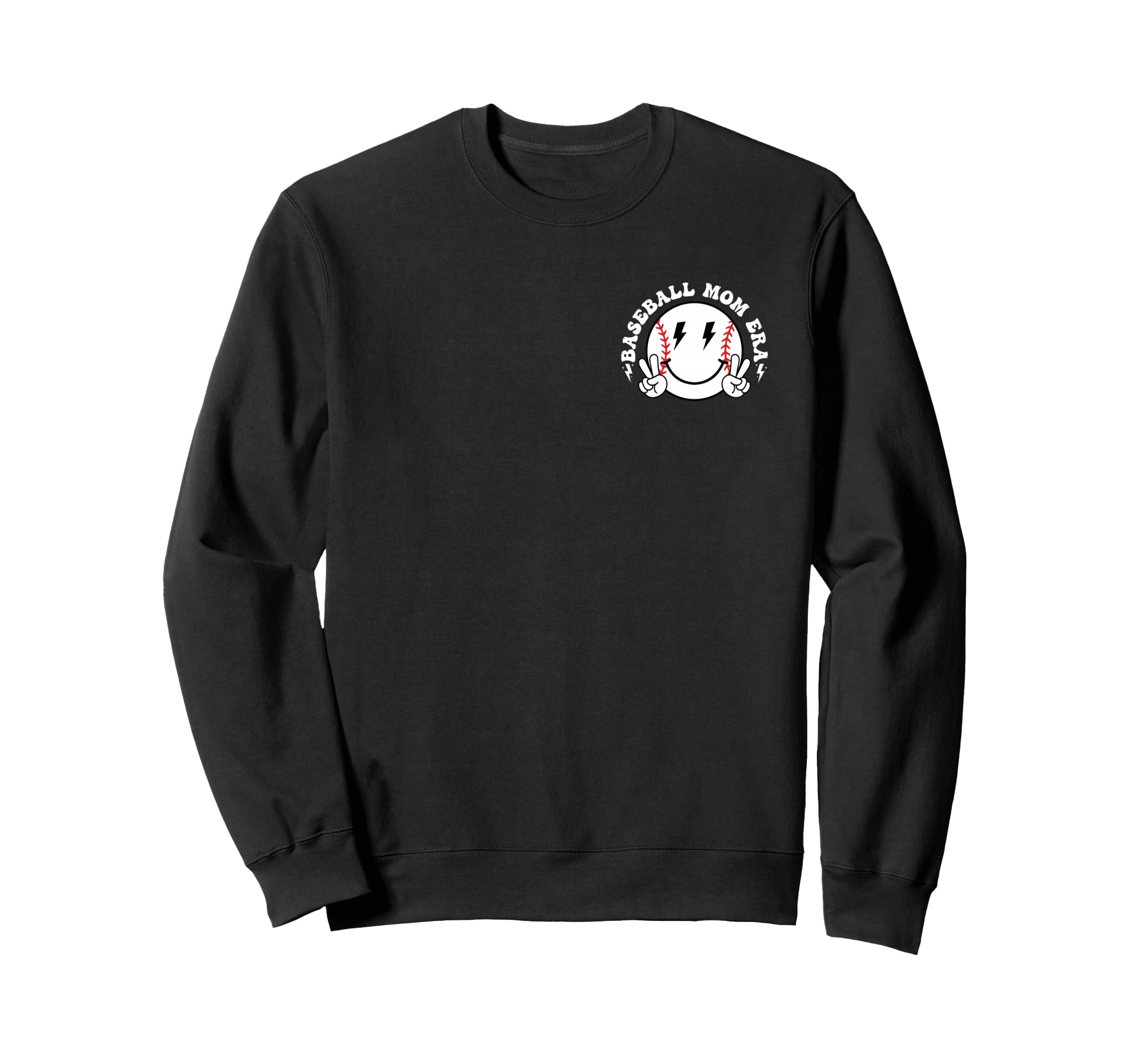 My Baseball Mom Era 2 Sides Sweatshirt - Trendy Graphic Unisex - T-Shirt, Sweatshirt, Hoodie