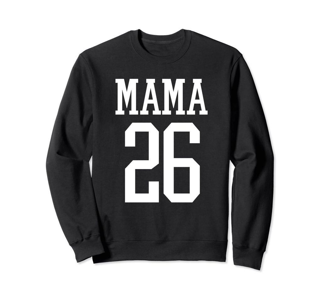 Number 26 Mama Biggest Fan Spirit Sweatshirt - Graphic Print Men Women - T-Shirt, Sweatshirt, Hoodie