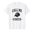 Call Me Coach Baseball Coach Dad Sports T-Shirt - Graphic Print for Adults - T-Shirt, Sweatshirt, Hoodie