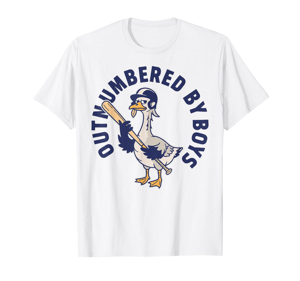 Mom Goose Mothers Day Outnumbered T-Shirt - Aesthetic Graphic for Adults - T-Shirt, Sweatshirt, Hoodie