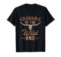 Grandma Wild One Cowboy Western T-Shirt - Minimalist Print for Adults - T-Shirt, Sweatshirt, Hoodie