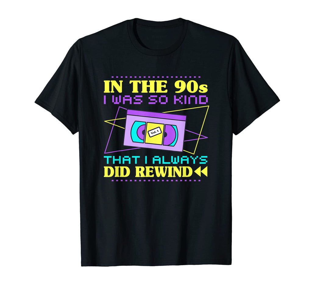 Int 90S I Was Kind Vhs And T-Shirt - Fun Novelty Design Men Women - T-Shirt, Sweatshirt, Hoodie