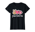 Peace Love Tea Tea Lover T-Shirt - Novelty Apparel Unisex - T-Shirt, Sweatshirt, Hoodie