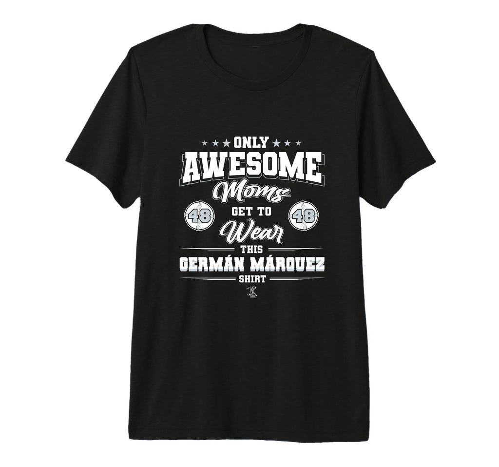 German Marquez Awesome Moms Tri Blend T-Shirt - Custom Art Print for Adults - T-Shirt, Sweatshirt, Hoodie