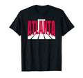 Fun Atlanta Red White Atlanta T-Shirt - Minimalist Print for Adults - T-Shirt, Sweatshirt, Hoodie