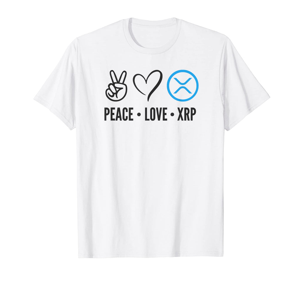 Xrp Peace Love Shirts And T-Shirt - Trendy Graphic Unisex - T-Shirt, Sweatshirt, Hoodie