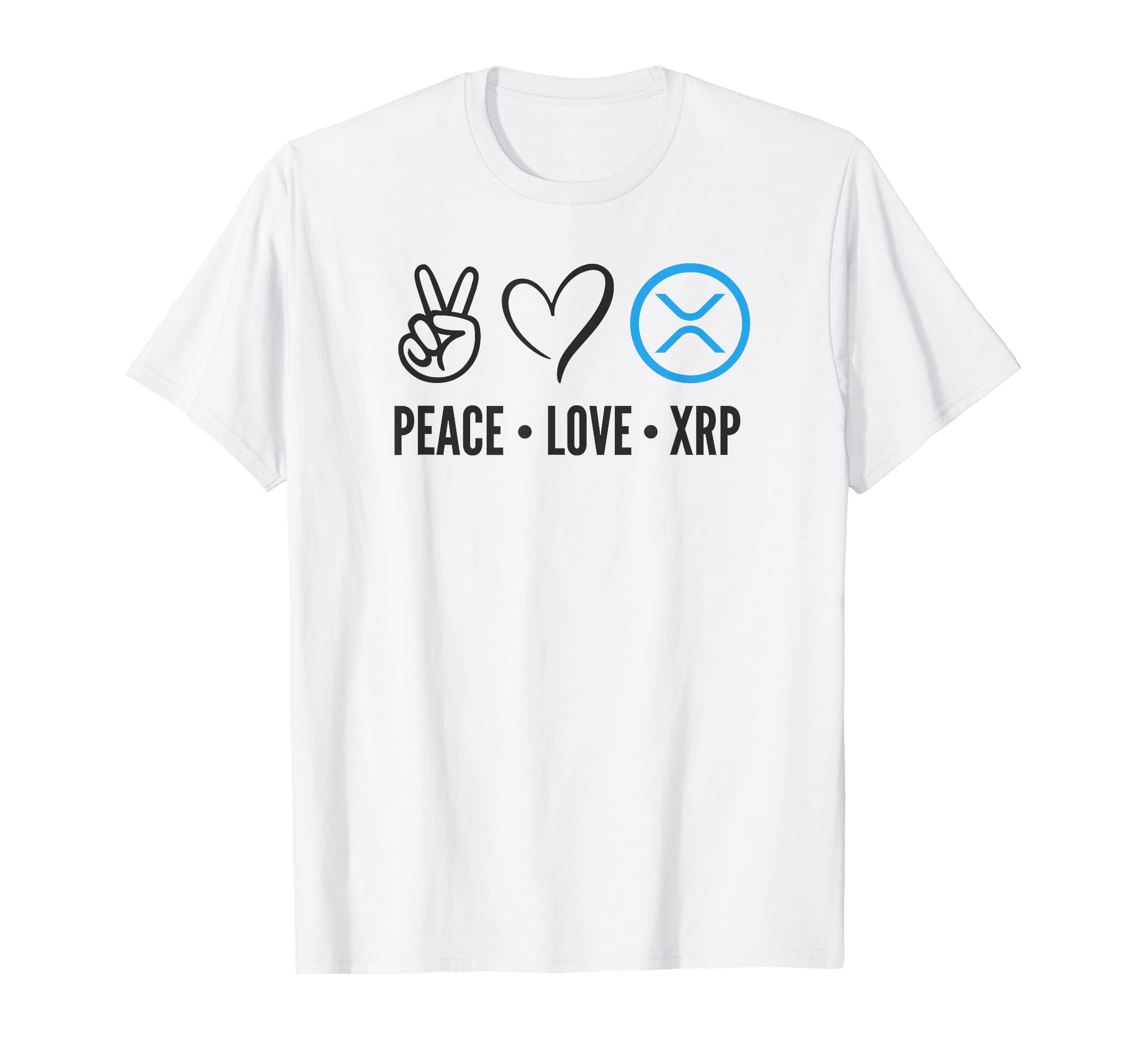 Xrp Peace Love Shirts And T-Shirt - Trendy Graphic Unisex - T-Shirt, Sweatshirt, Hoodie