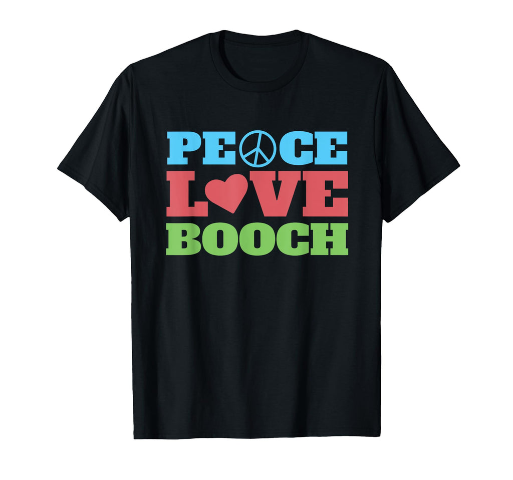 Kombucha Hippie Funny Peace Love Booch T-Shirt - Unique Graphic for Adults - T-Shirt, Sweatshirt, Hoodie