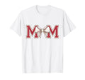 Baseball Softball Mom Matching Coquette Bow T-Shirt - Trendy Graphic Unisex - T-Shirt, Sweatshirt, Hoodie