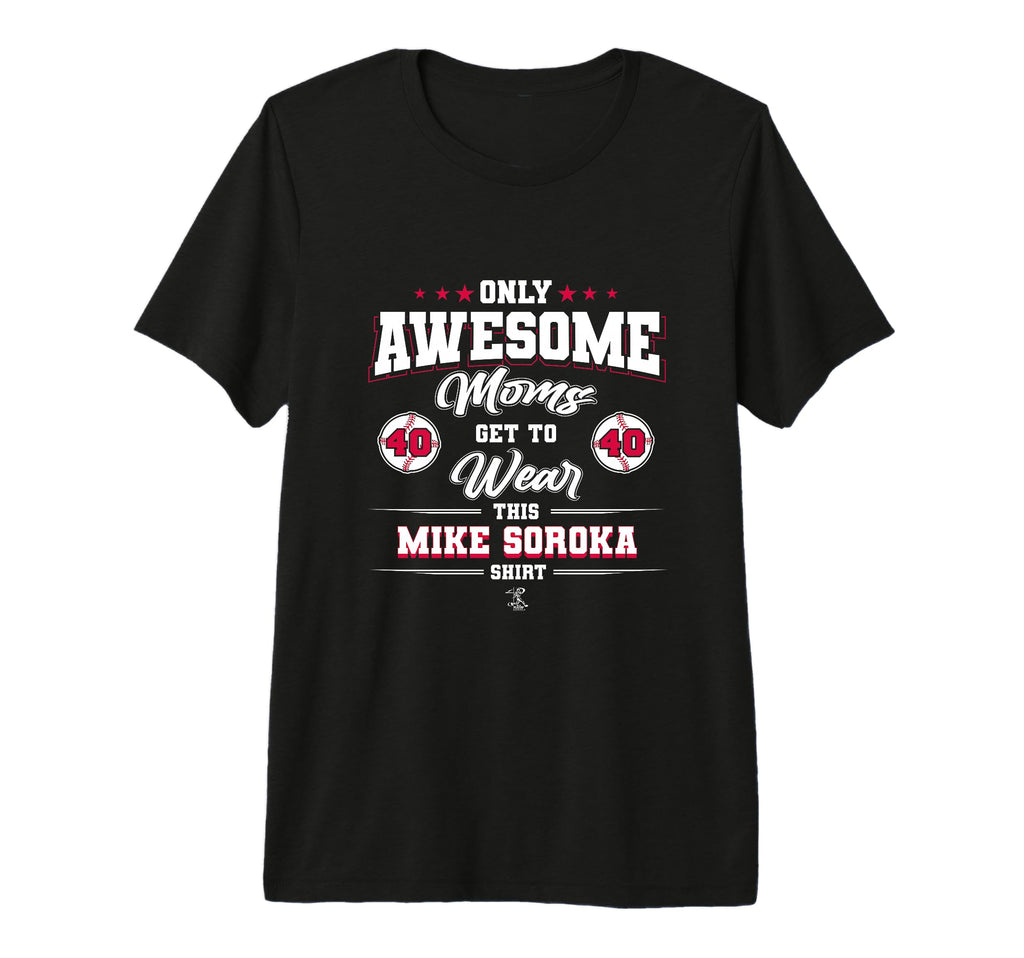 Mike Soroka Awesome Moms Tri Blend T-Shirt - Aesthetic Graphic Unisex - T-Shirt, Sweatshirt, Hoodie