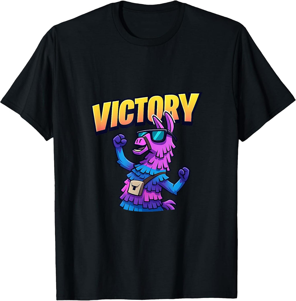PixelLlama Victory - Adult & Kids T-Shirts, Sweatshirts & Hoodies apparel design preview 1