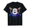 8Th Birthday Baseball 8 Years Ice T-Shirt - Unique Graphic for Adults - T-Shirt, Sweatshirt, Hoodie