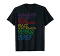 Humanity Is My Race Love Is My T-Shirt - Fun Novelty Design Unisex - T-Shirt, Sweatshirt, Hoodie