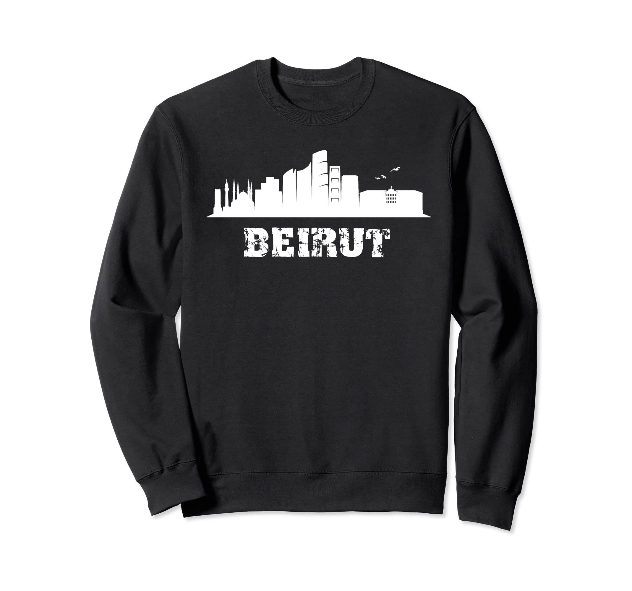 Beirut Lebanon Port Skyline Sweatshirt - Streetwear Style Men Women - T-Shirt, Sweatshirt, Hoodie