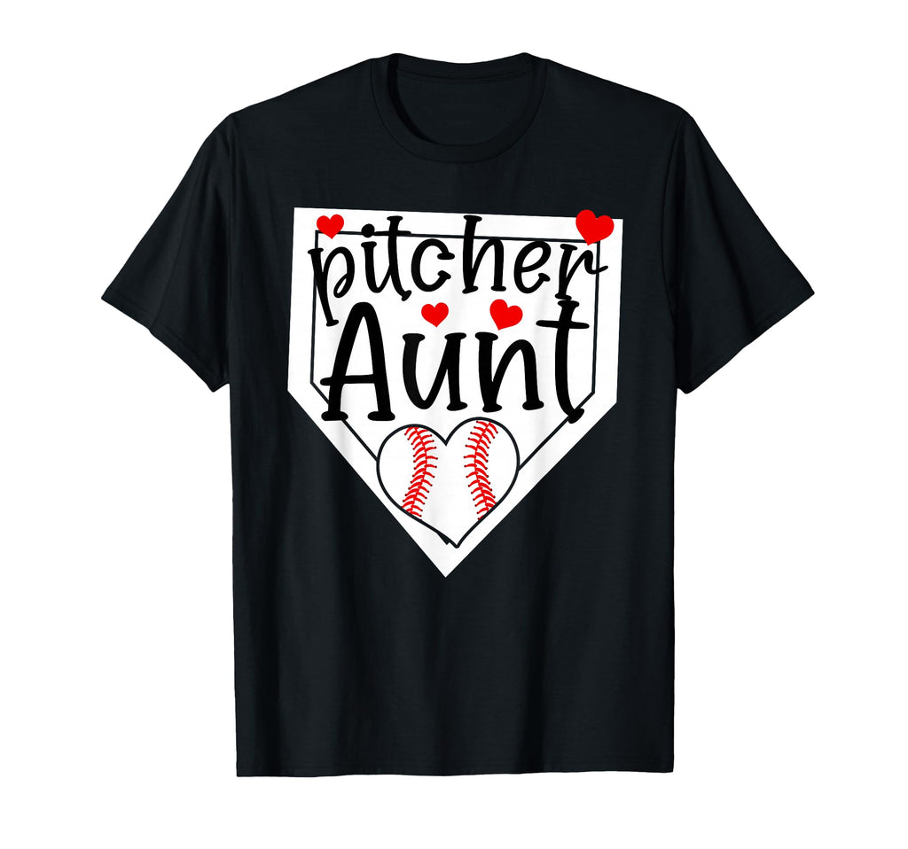 Baseball Pitcher Aunt Baseball Pitcher T-Shirt - Graphic Print for Adults - T-Shirt, Sweatshirt, Hoodie