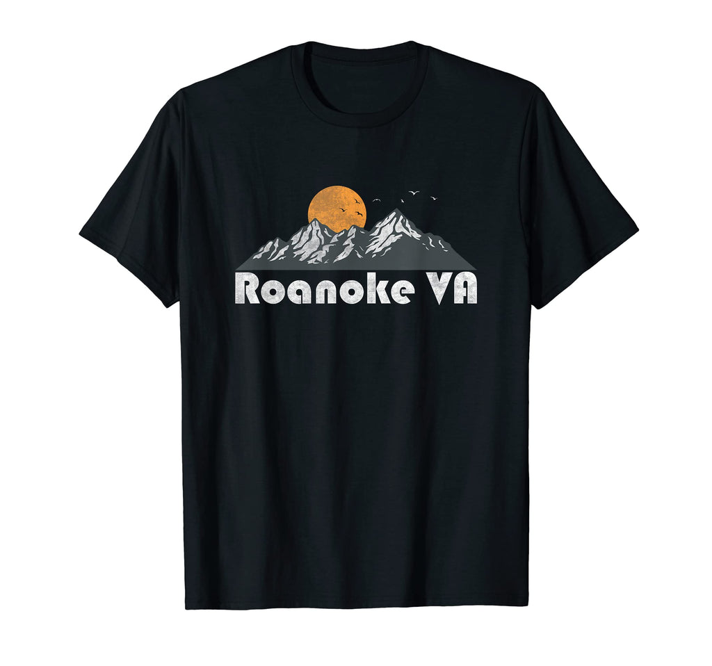 Roanoke Virginia Va 70S T-Shirt - Trendy Graphic Unisex - T-Shirt, Sweatshirt, Hoodie