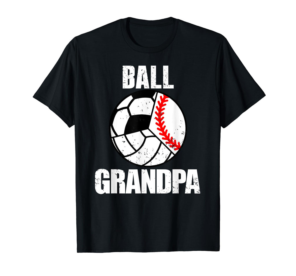 Ball Grandpa Funny Baseball Volleyball T-Shirt - Fun Novelty Design Unisex - T-Shirt, Sweatshirt, Hoodie