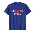 Texas Jesus Won Baseball T-Shirt - Novelty Apparel Unisex - T-Shirt, Sweatshirt, Hoodie
