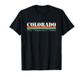Colorado Centennial State Stripes T-Shirt - Streetwear Style Unisex - T-Shirt, Sweatshirt, Hoodie