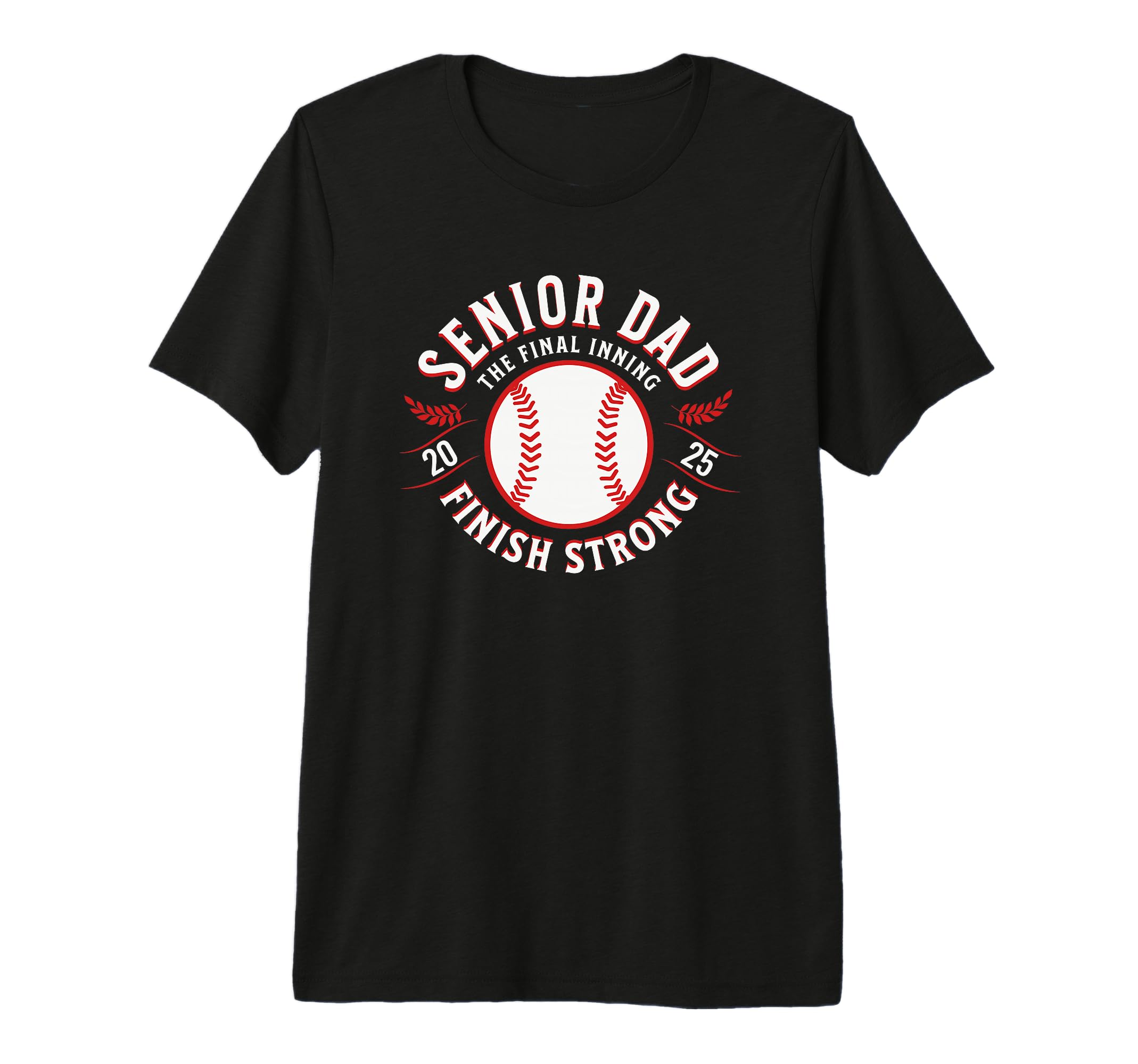 Baseball Senior Dad 2025 Final Inning T-Shirt - Unique Graphic Men Women - T-Shirt, Sweatshirt, Hoodie