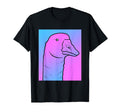 Vaporwave Goose Aesthetic Pastel Goth T-Shirt - Custom Art Print Unisex - T-Shirt, Sweatshirt, Hoodie