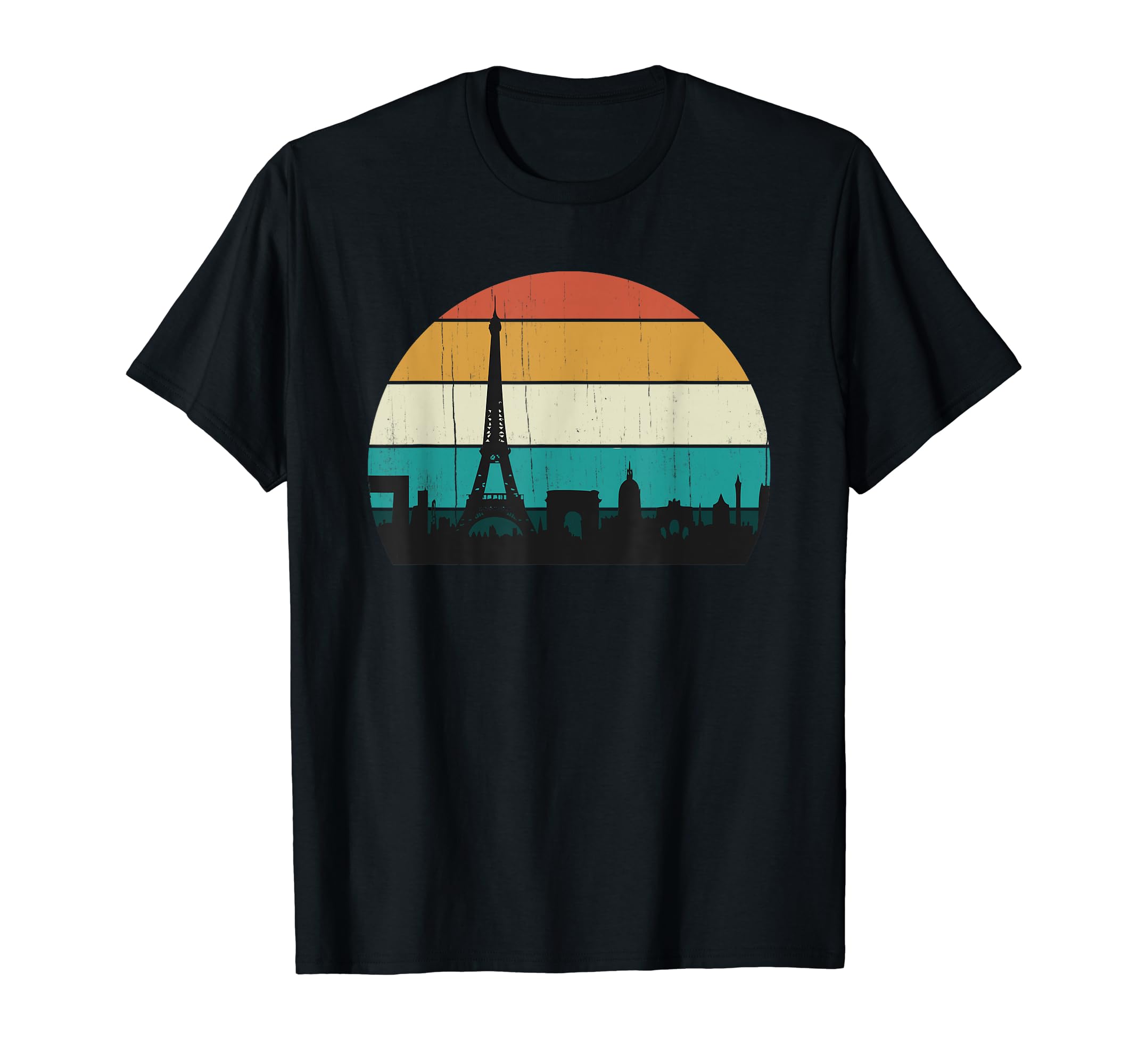 Paris City Sunset French France Lovers T-Shirt - Novelty Apparel Unisex - T-Shirt, Sweatshirt, Hoodie