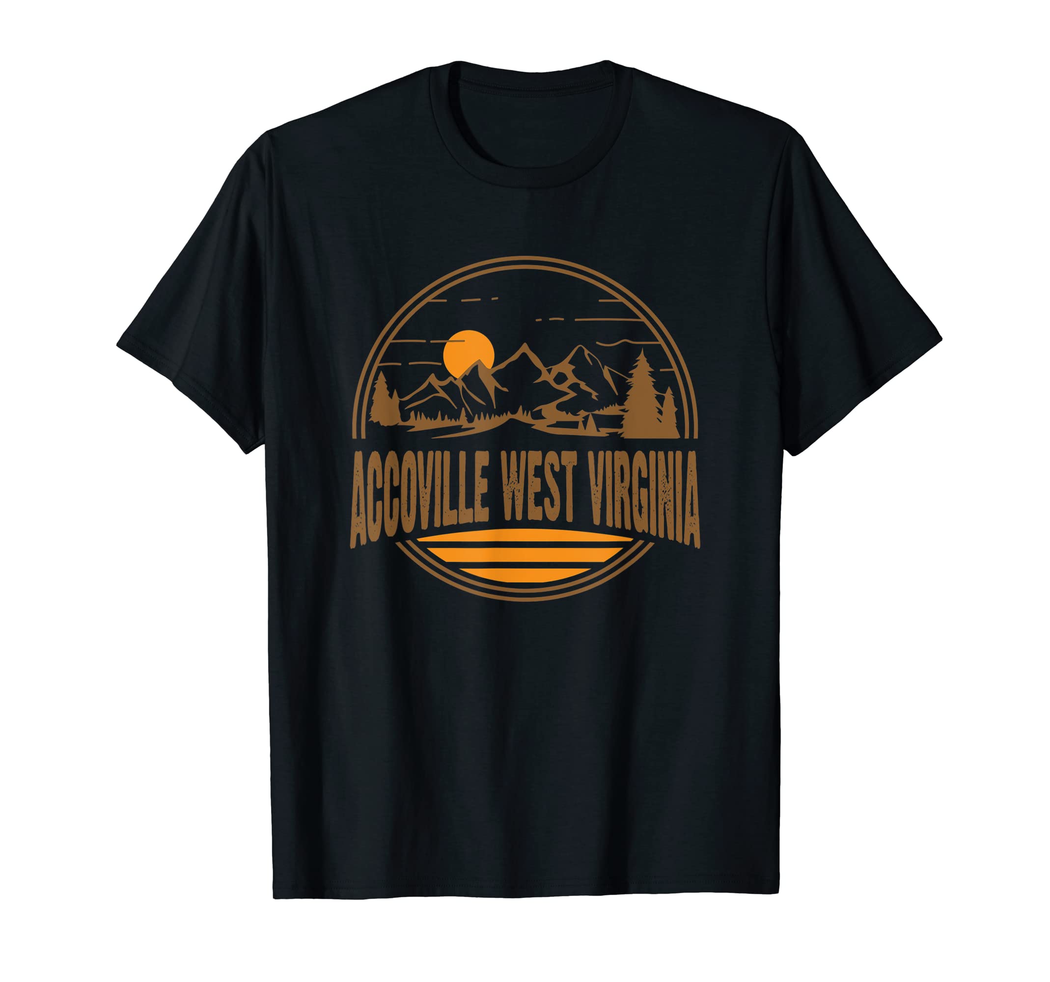 Accoville West Virginia State Gift T-Shirt - Fun Novelty Design for Adults - T-Shirt, Sweatshirt, Hoodie