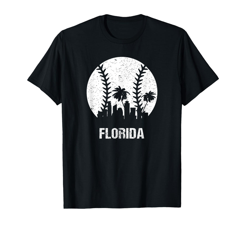 Florida Skyline Baseball Family T-Shirt - Streetwear Style for Adults - T-Shirt, Sweatshirt, Hoodie