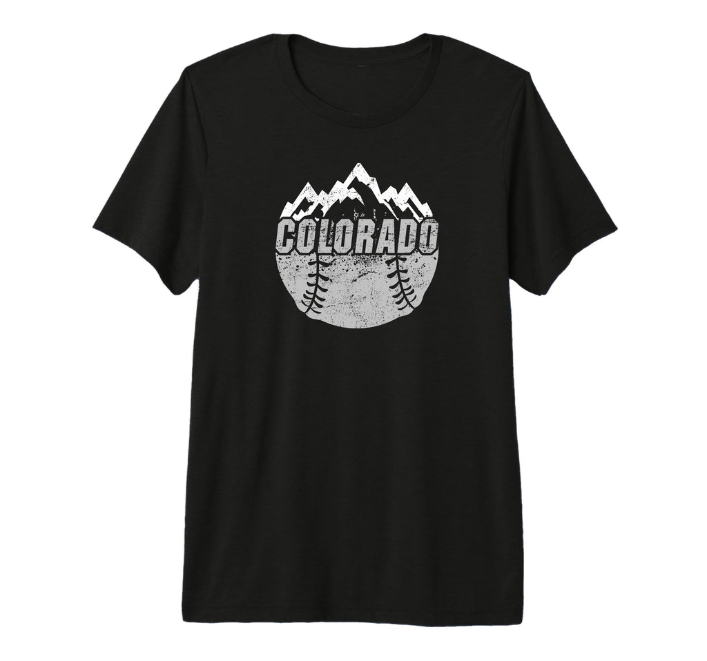 Colorado Baseball Rocky Mountains Tri T-Shirt - Minimalist Print Unisex - T-Shirt, Sweatshirt, Hoodie