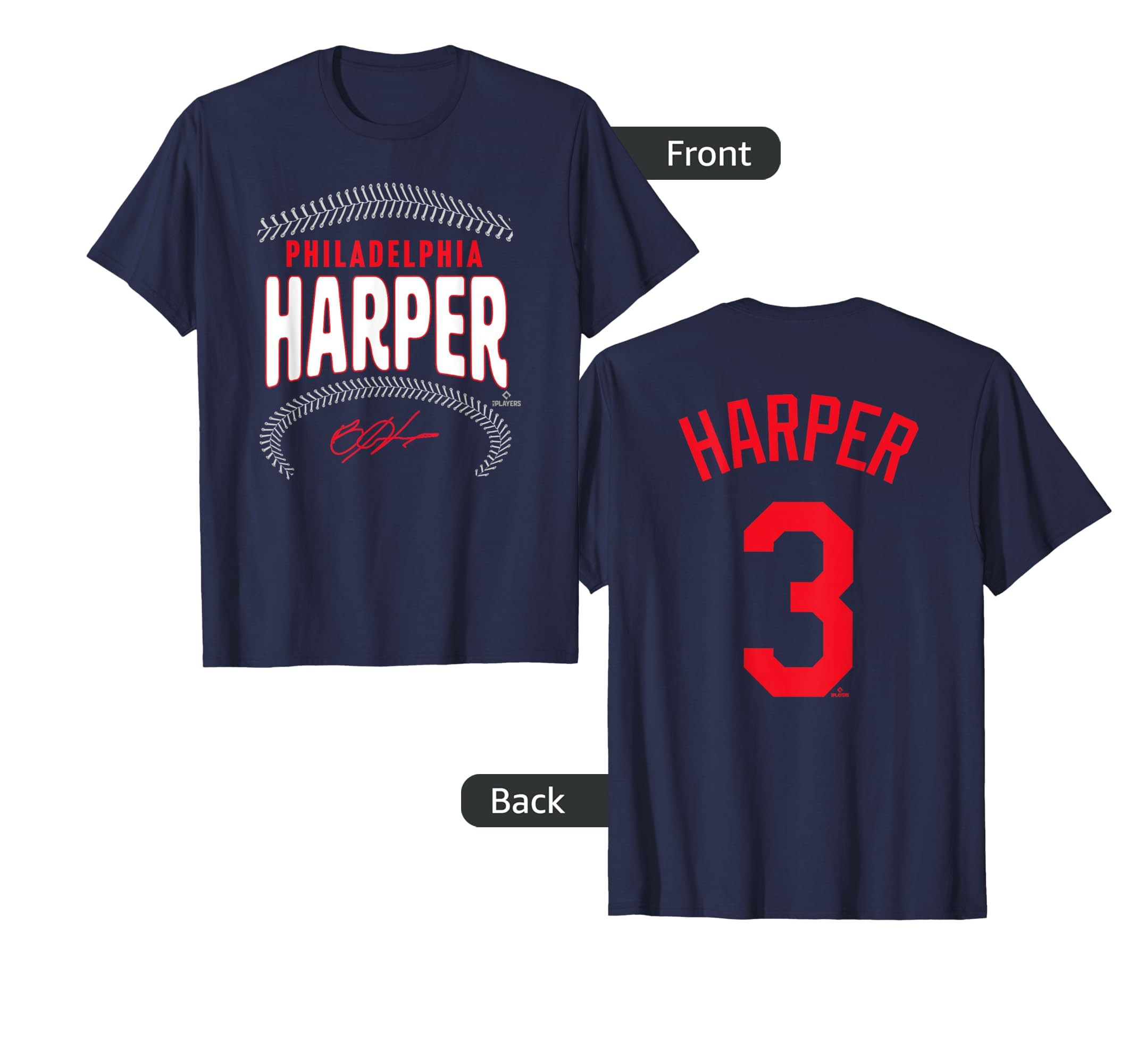 Bryce Harper Philadelphia Name T-Shirt - Fun Novelty Design for Adults - T-Shirt, Sweatshirt, Hoodie