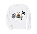 Womens Funny Camera Heartbeat Sweatshirt - Fun Novelty Design Unisex - T-Shirt, Sweatshirt, Hoodie