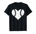 Baseball Heart Funny Baseball Player T-Shirt - Custom Art Print for Adults - T-Shirt, Sweatshirt, Hoodie