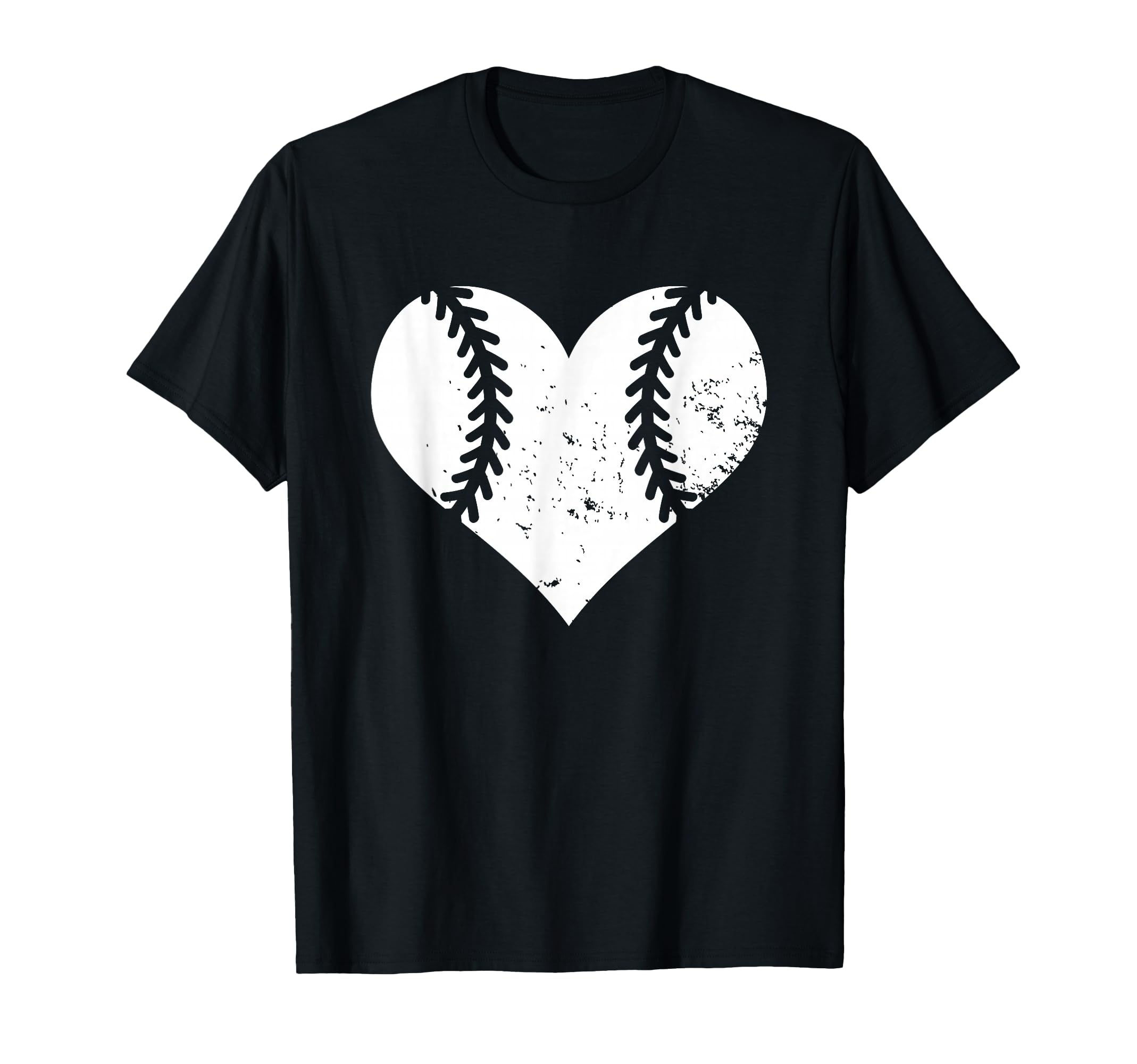 Baseball Heart Funny Baseball Player T-Shirt - Custom Art Print for Adults - T-Shirt, Sweatshirt, Hoodie