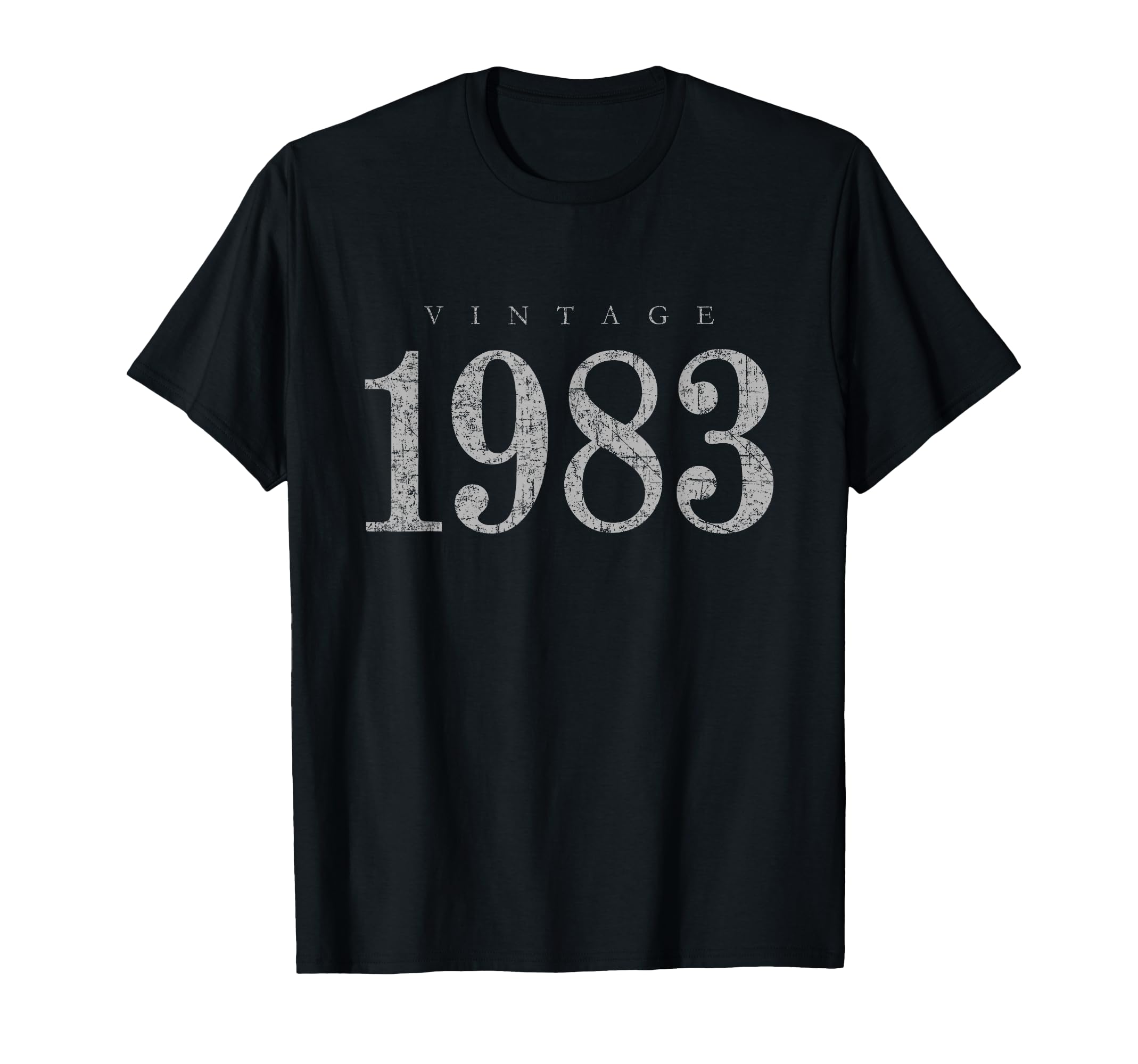 1983 Antique Gray Birthday 1983 T-Shirt - Aesthetic Graphic for Adults - T-Shirt, Sweatshirt, Hoodie