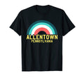 Allentown Pennsylvania Rainbow T-Shirt - Graphic Print Unisex - T-Shirt, Sweatshirt, Hoodie
