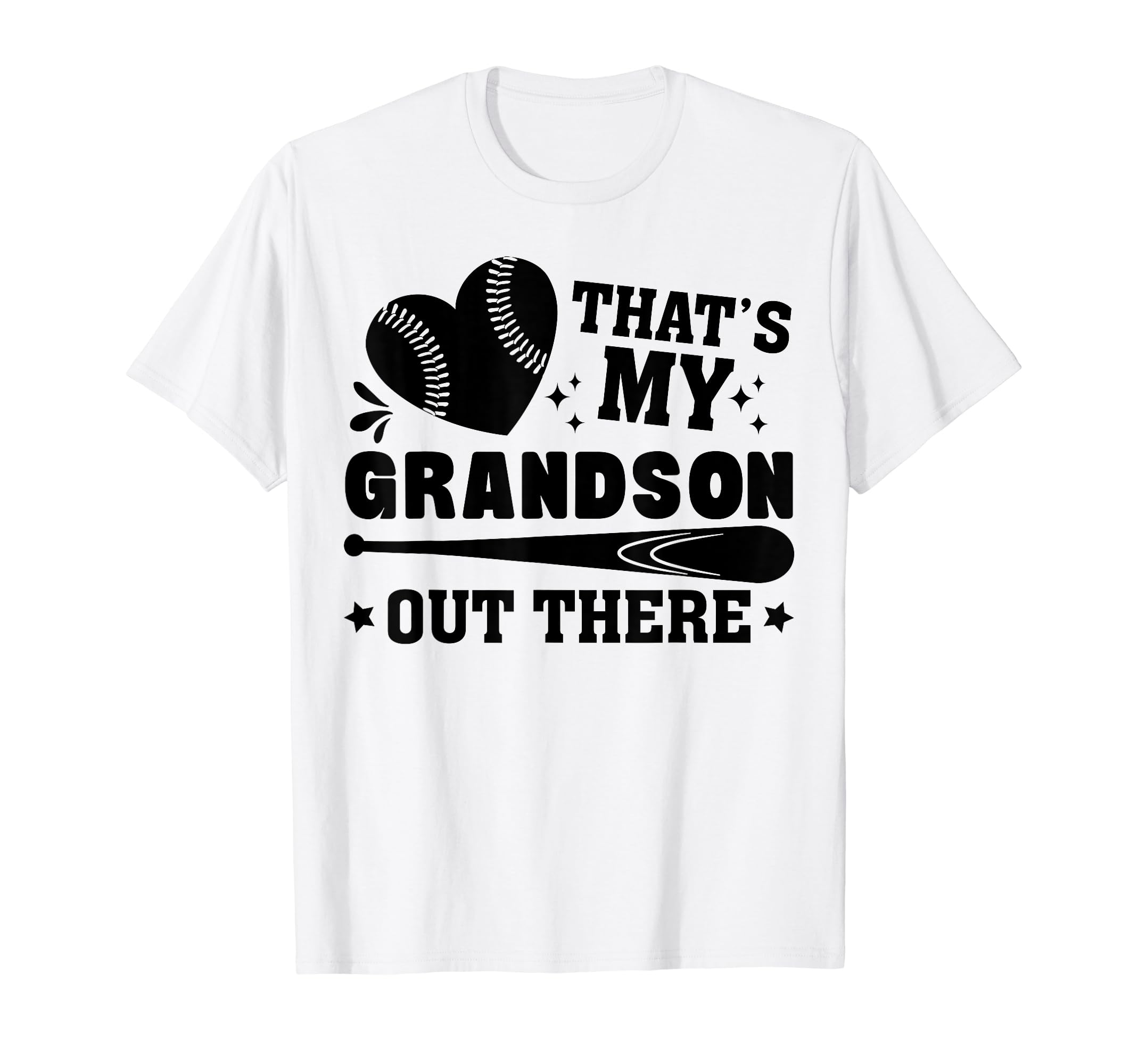 Thats My Grandson Out There Baseball T-Shirt - Unique Graphic Men Women - T-Shirt, Sweatshirt, Hoodie