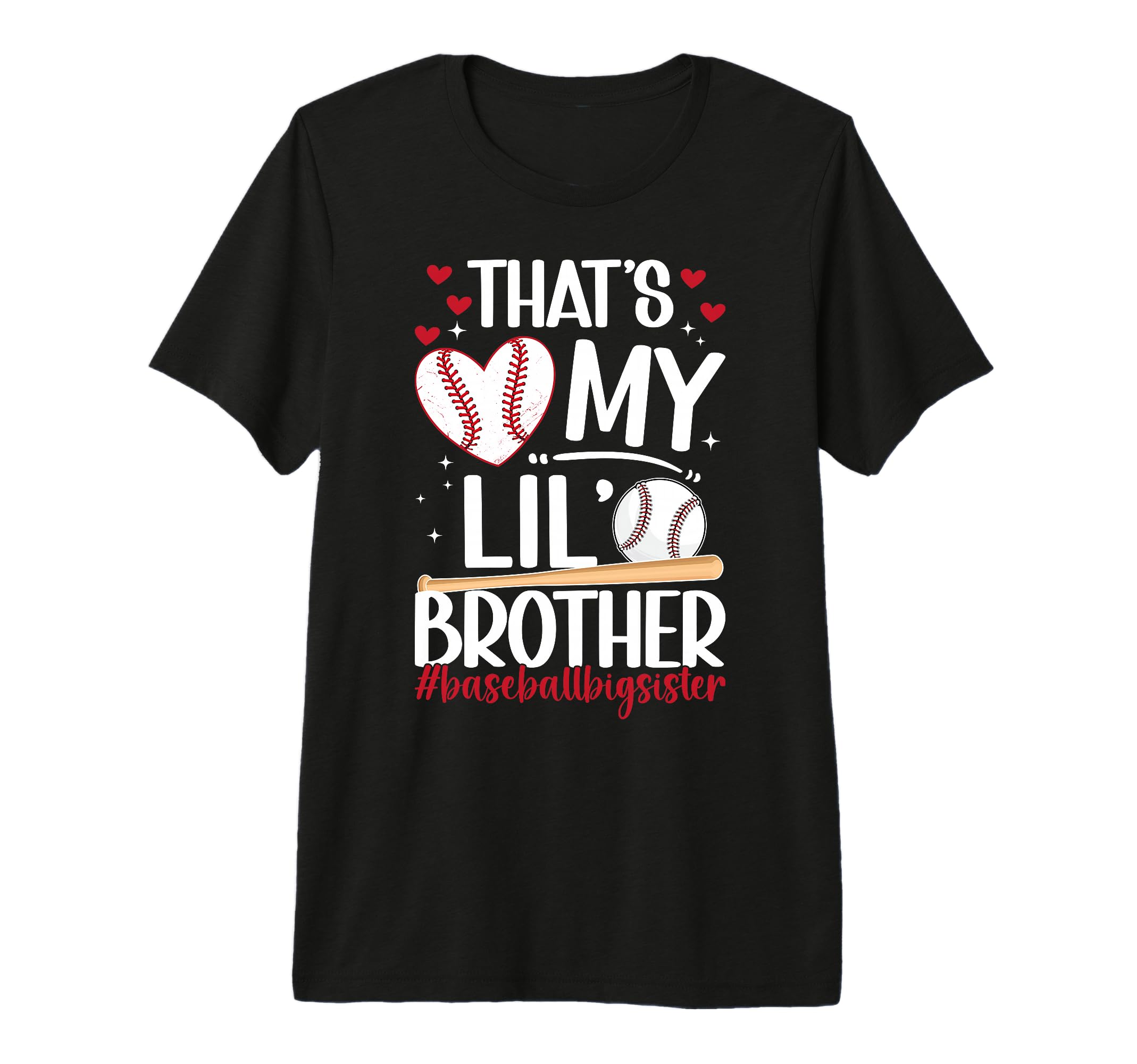 Baseball Big Sister Proud Big Sister T-Shirt - Minimalist Print Unisex - T-Shirt, Sweatshirt, Hoodie