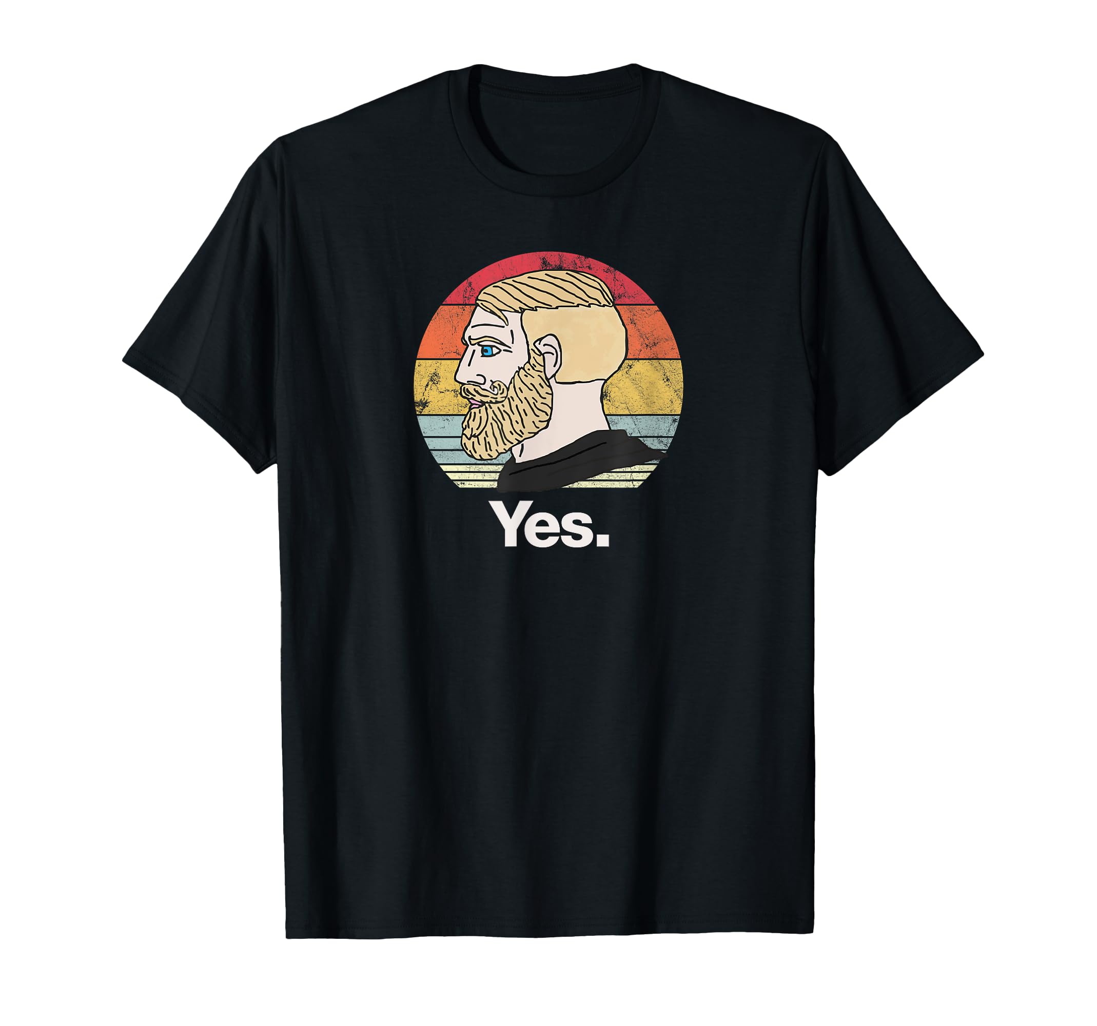 Yes Chad Meme Funny Nordic Gamer Gaming T-Shirt - Graphic Print Unisex - T-Shirt, Sweatshirt, Hoodie