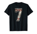 Baseball Jersey Number 7 T-Shirt - Casual Everyday Wear Men Women - T-Shirt, Sweatshirt, Hoodie