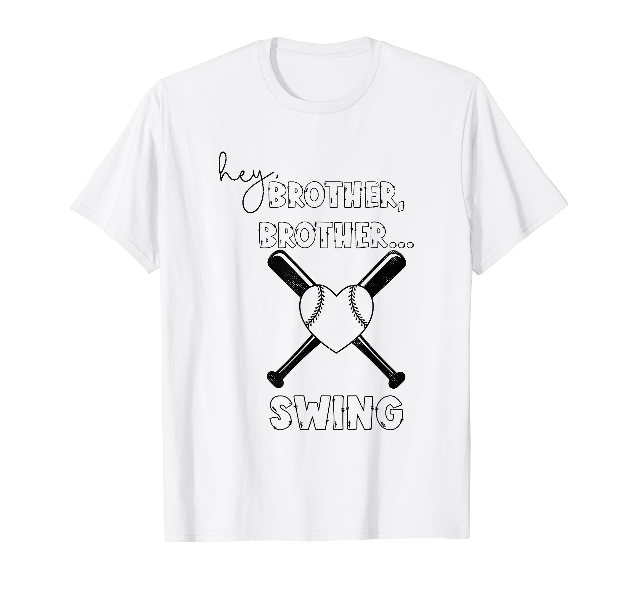 Hey Brother Brother Swing Funny T-Shirt - Unique Graphic for Adults - T-Shirt, Sweatshirt, Hoodie