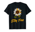 Peace Sign Love Sunflower 70S Hippie T-Shirt - Novelty Apparel Men Women - T-Shirt, Sweatshirt, Hoodie